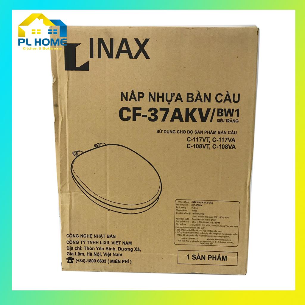 [Chính Hãng] Nắp Bồn Cầu INAX CF37 Nhựa Trắng - Thay Thế Các Mã Bàn Cầu Inax C-117 C-108
