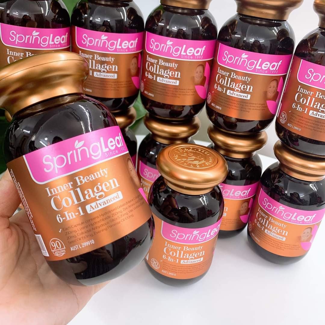 Collagen 6 in 1 Spring leaf inner beauty của Úc
