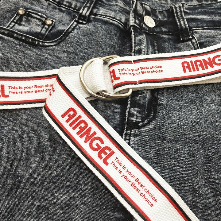 Thắt Lưng Vải Dù Khóa D-ring HipHop Unisex
