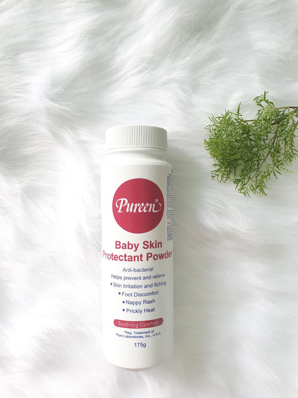Phấn Cho Bé Giúp Chống Rơm Sậy Pureen 175g