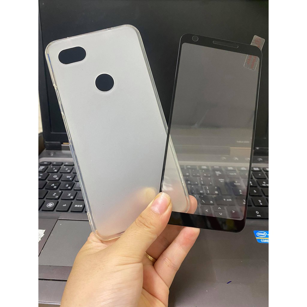 COMBO Ốp lưng và Kính cường lực FULL MÀN Google Pixel 3A XL