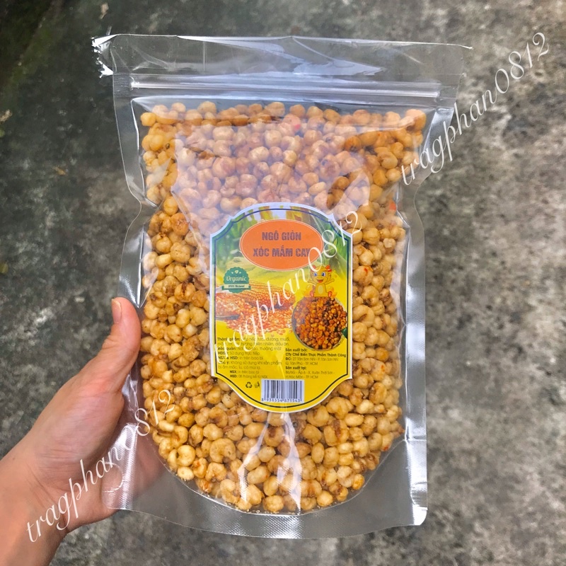 Ngô cay sấy giòn, bắp xóc mắm cay (500g)