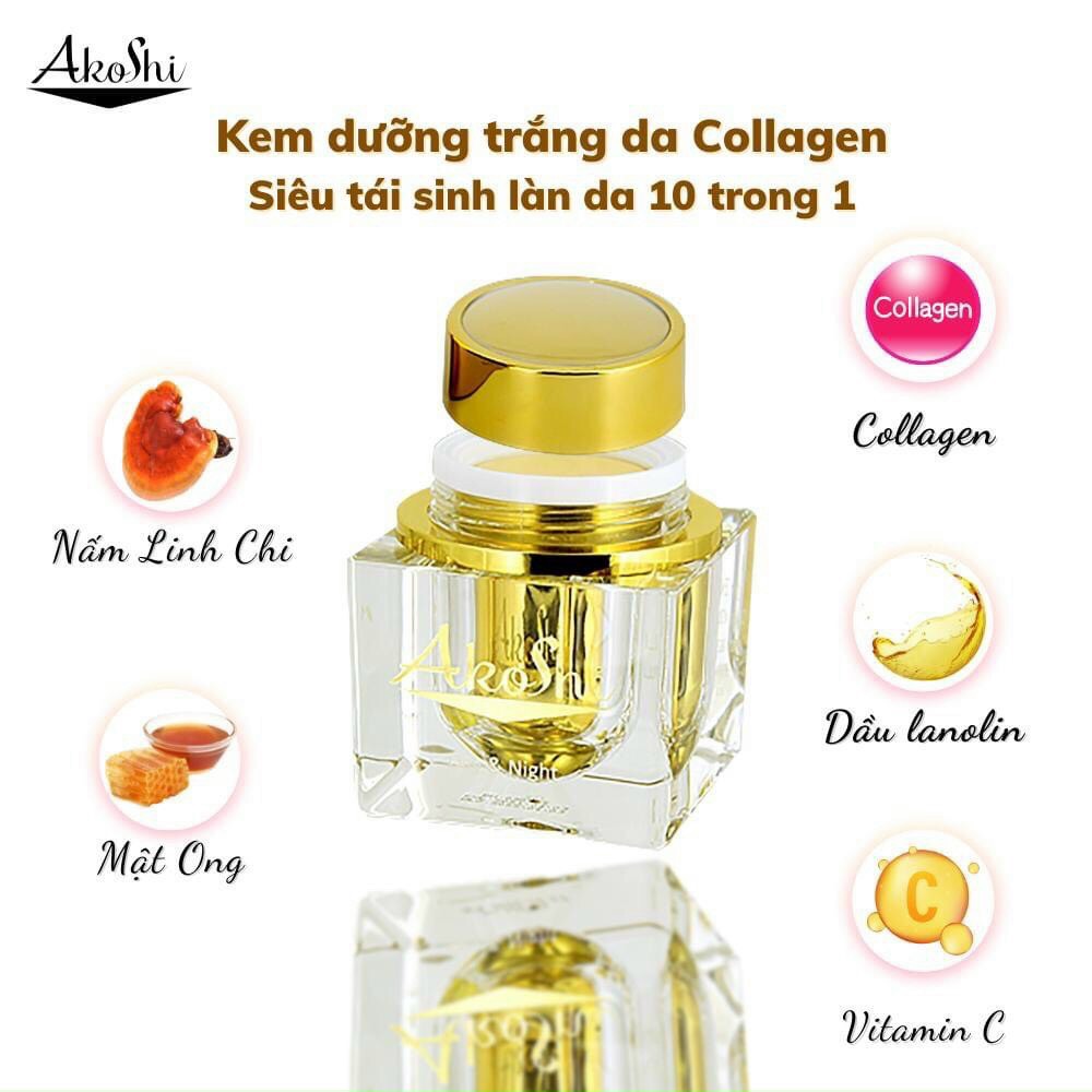 Kem dưỡng da đa công dụng AKOSHI 10IN1 - Collagen