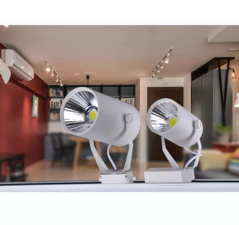 [HCM]Đèn rọi ray vỏ trắng 20w COB - mẫu mới