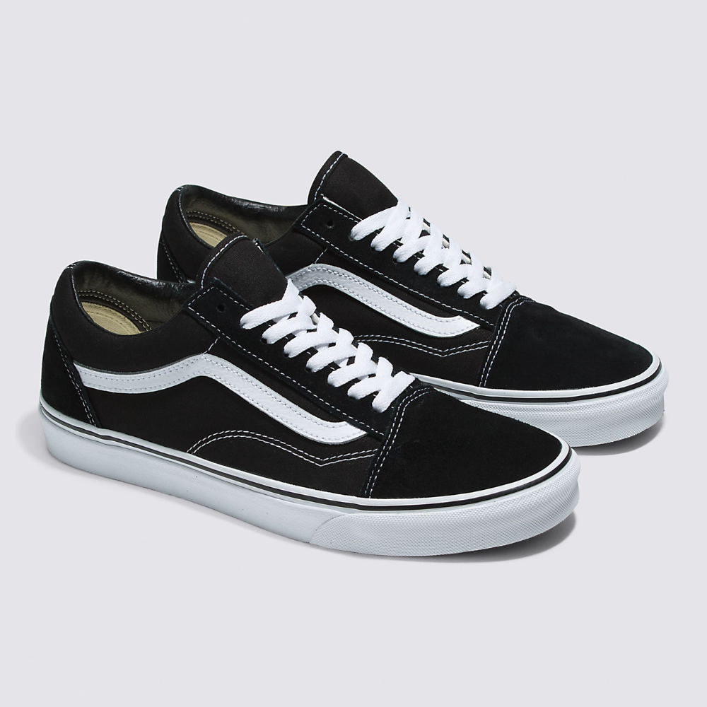 GIÀY CHÍNH HÃNG Vans Old Skool trainers Black White VN