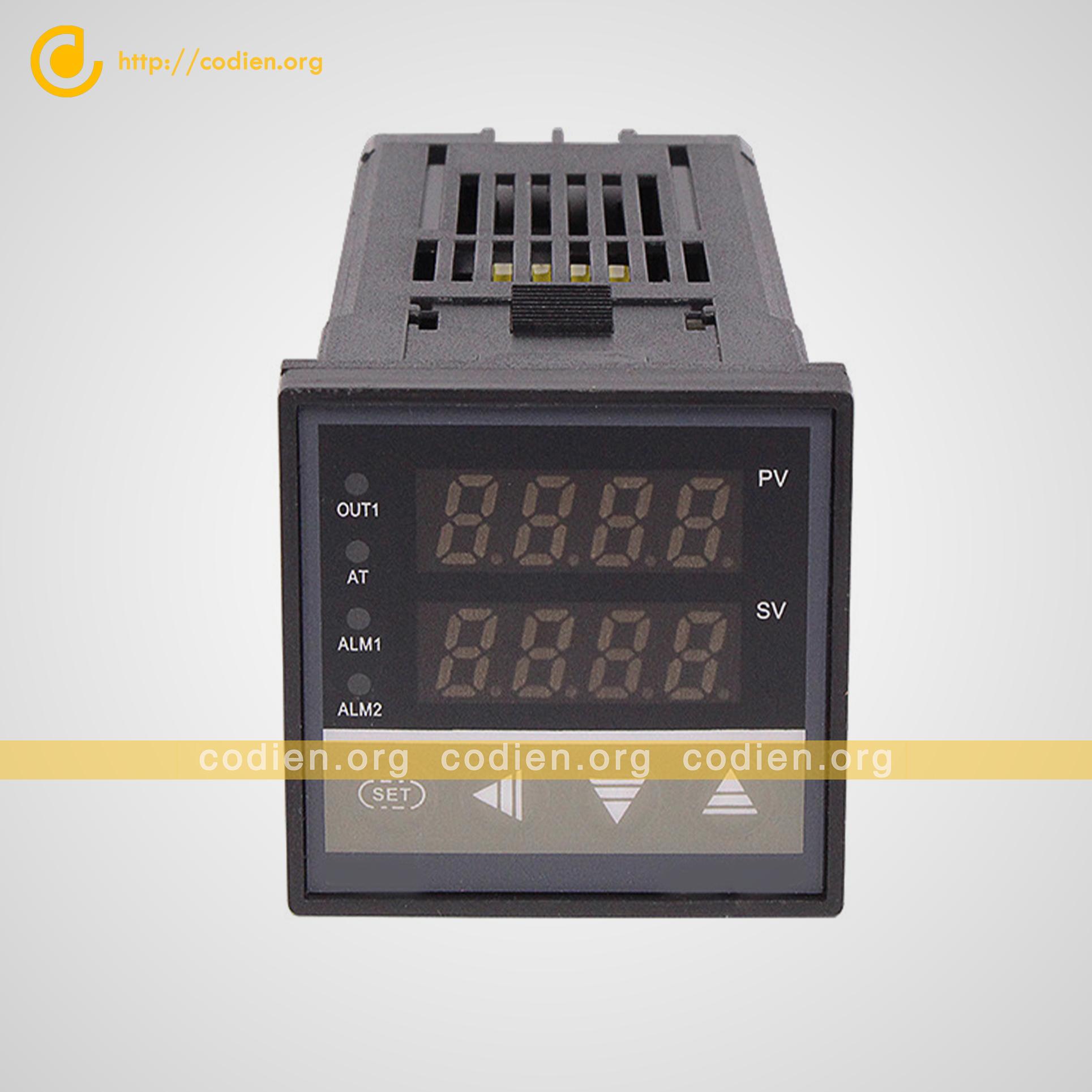 Bộ điều khiển nhiệt độ RKC REX-C100FK02-M*AN dải đo 400ºC đầu ra Relay