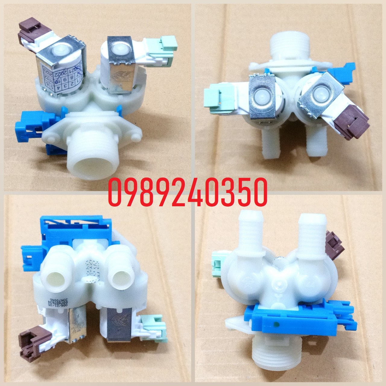 Van cấp nước đôi máy giặt electrolux ewf 12935, 12935s mới chính hãng