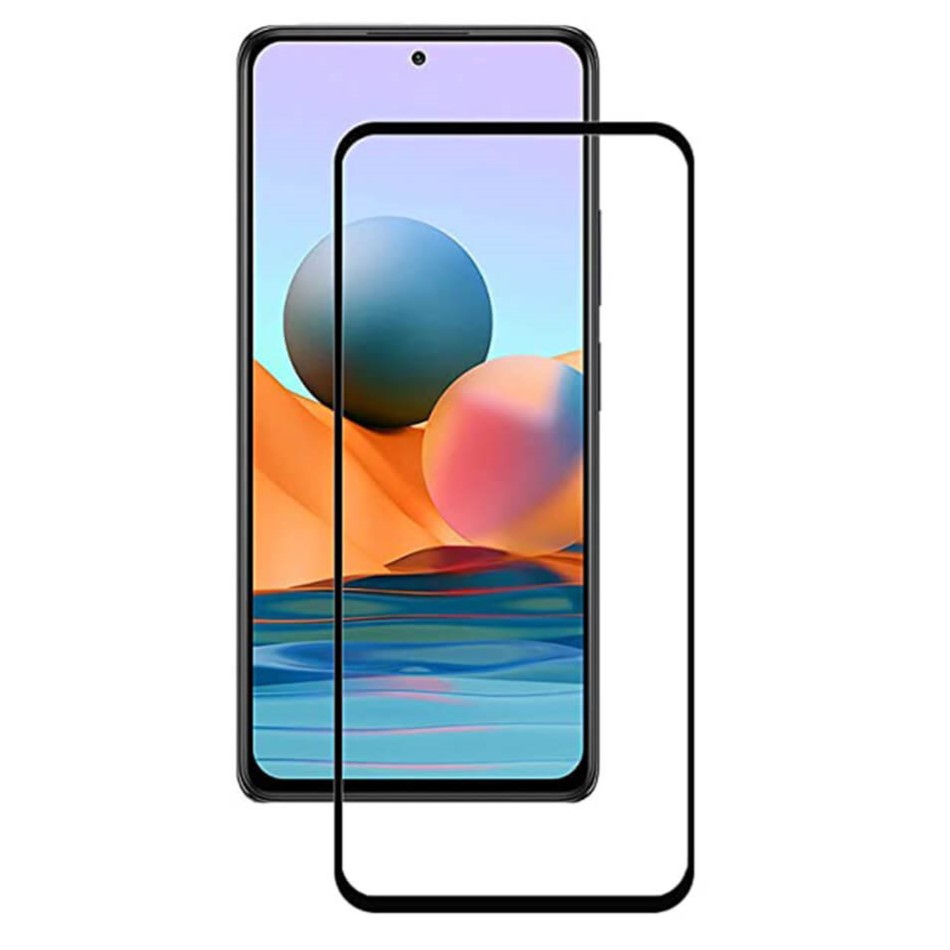 Cường lực full màn cho Xiaomi Redmi Note 10 Pro (Đen)