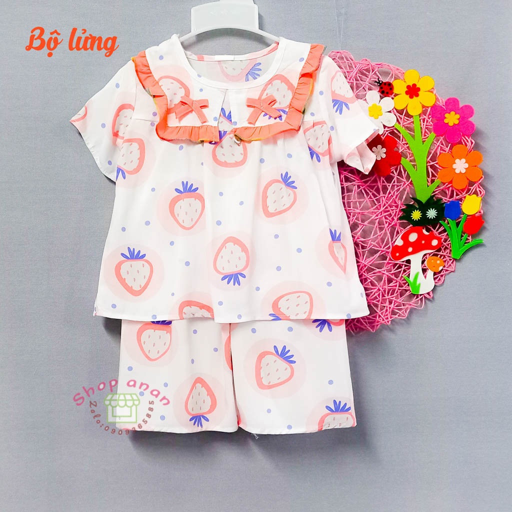 [38-42kg]Bộ tole đùi/lửng bé gái size XL (38-42kg)