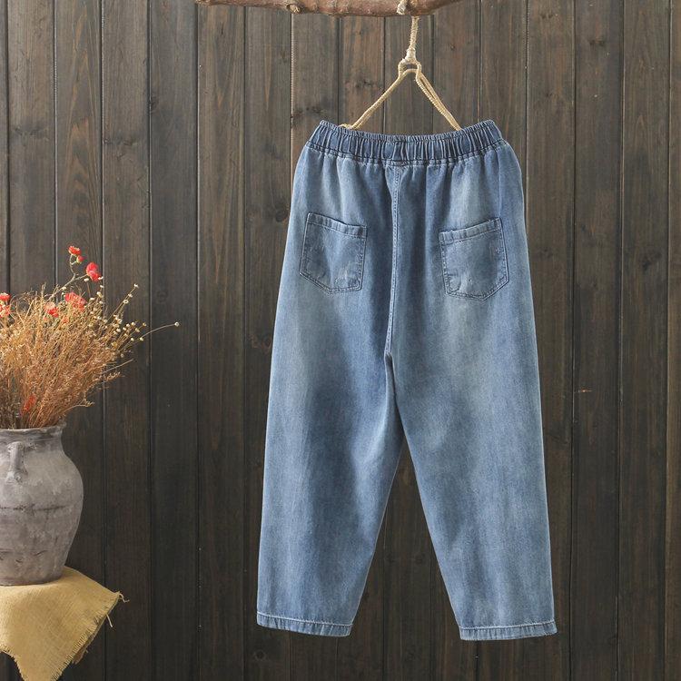 Quần jean baggy nữ form cực đại