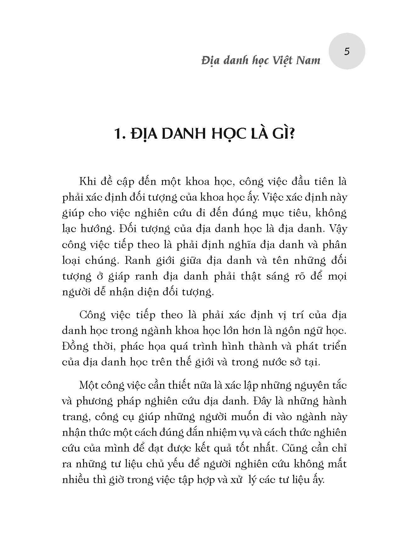 Địa Danh Học Việt Nam