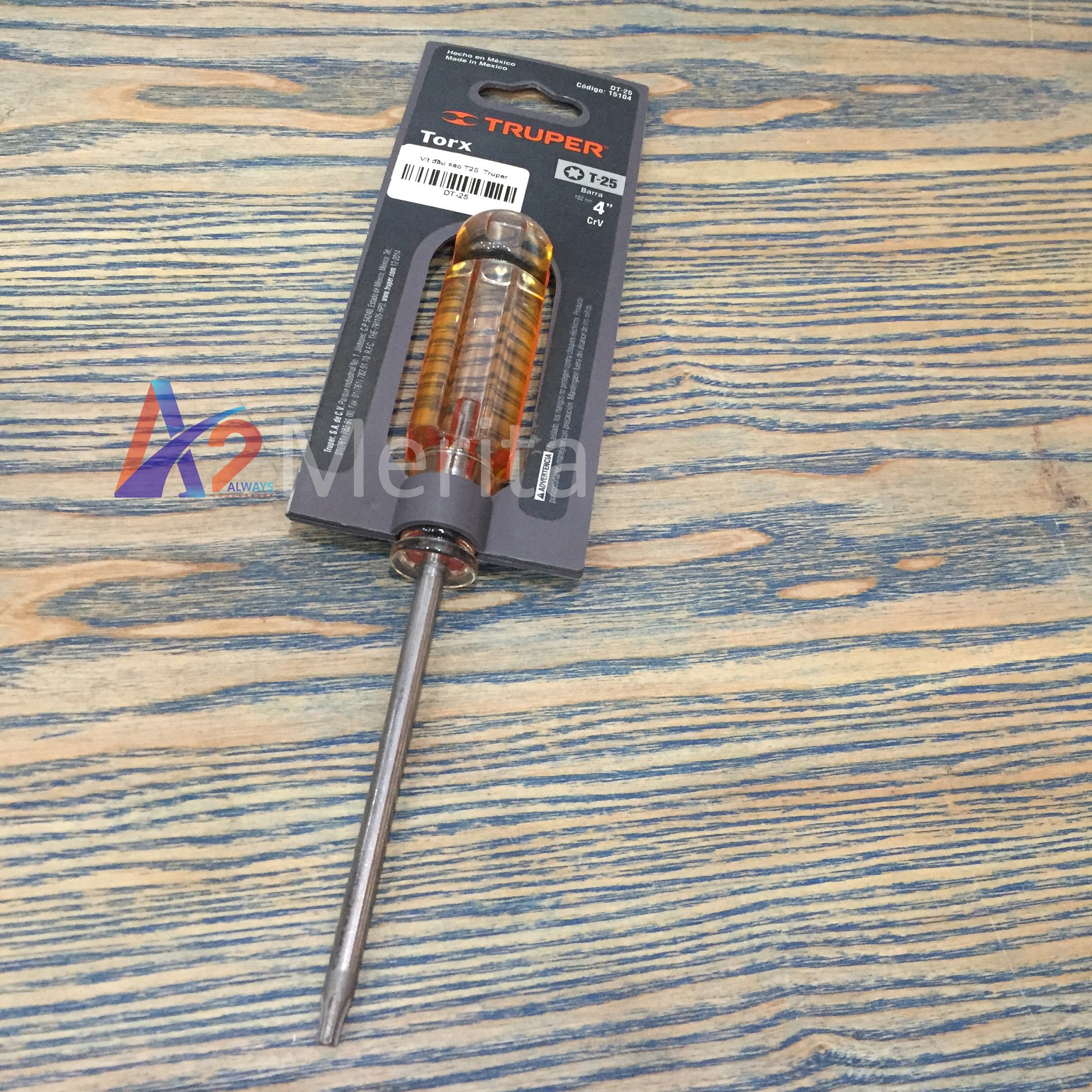 Tuốc nơ vít đầu sao T25 Truper 15104 (DT-25)