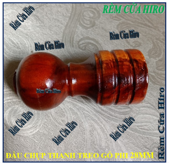Thanh treo rèm màn cửa gỗ 1.2m