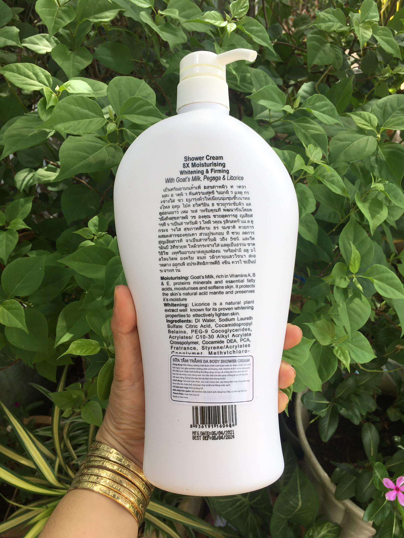 Sữa tắm dê white care 9X chai 1200ml