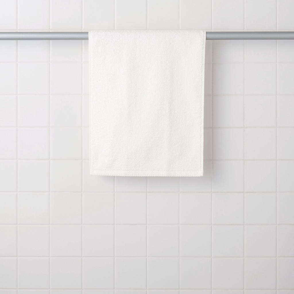 Muji Khăn Mặt Dày Dệt Kiểu Pile - Trắng Ngà