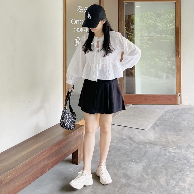 (Oldschoolcloth)MARY Babydoll Top (ảnh thật/sẵn)
