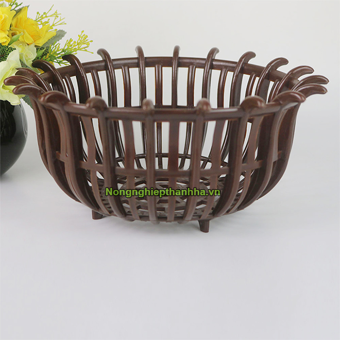 Chậu trồng lan hình sen phi 25cm - CN32