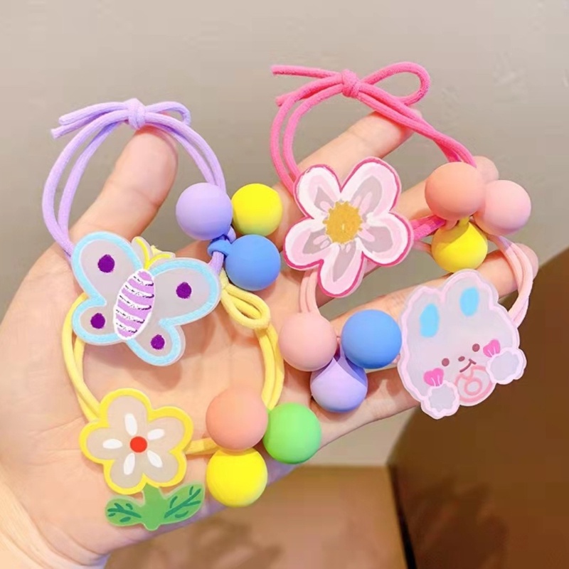 Dây cột tóc , chun cột tóc họa tiết đáng yêu