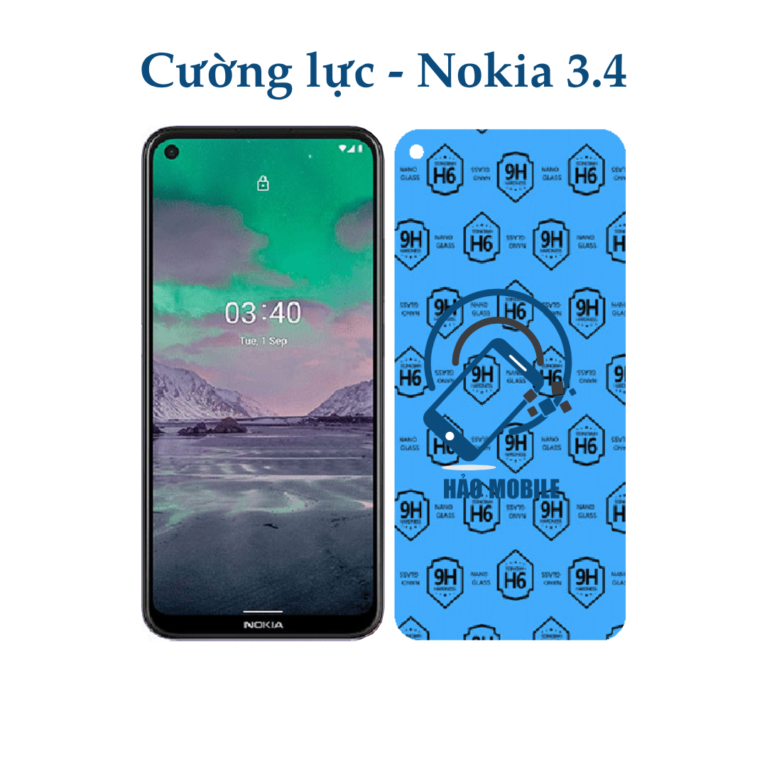 Dán cường lực dẻo nano Nokia 3.4