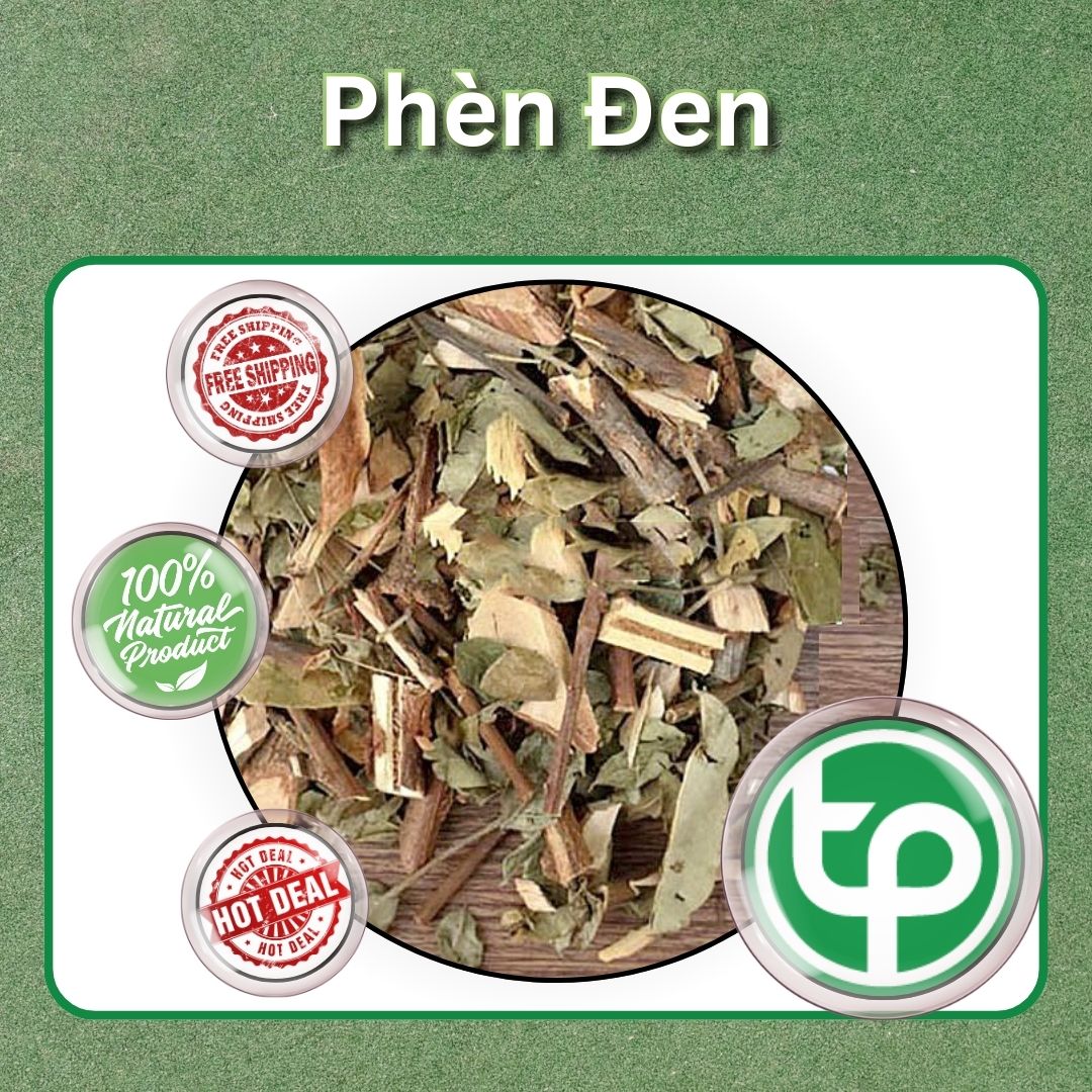 Cây phèn đen khô 500g - Tấn Phát - Hàng sạch cao cấp chuyên dùng để pha trà và sắc lấy nước uống