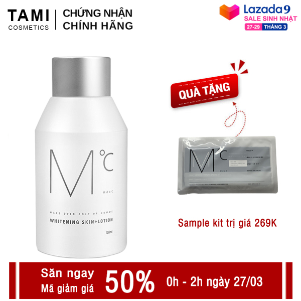 Lotion dưỡng trắng dành cho nam MdoC Whitening Skin+Lotion TM-MLT02