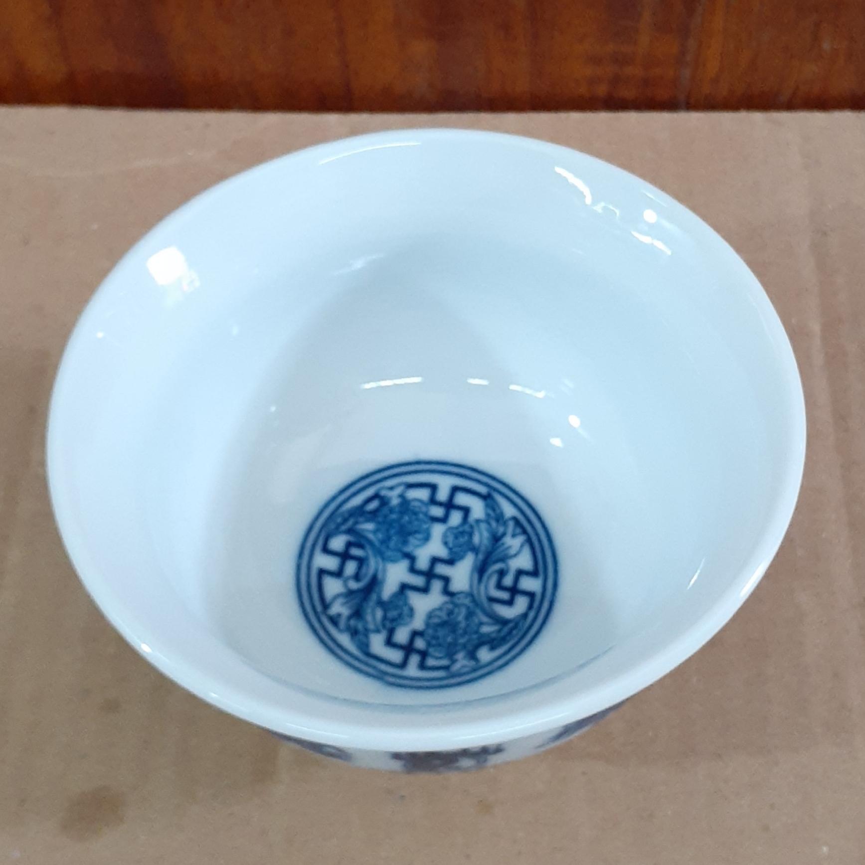 BỘ 6 BÁT THỜ RỒNG PHƯỢNG- BÁT TRÀNG