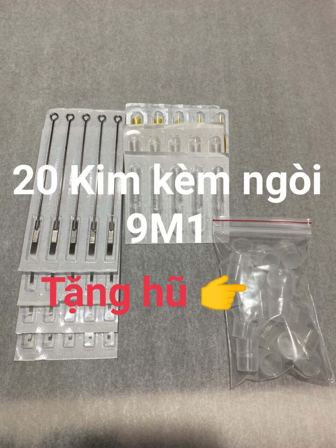 🎁 kim xăm và ngòi 20 cái 9m1 đánh bóng