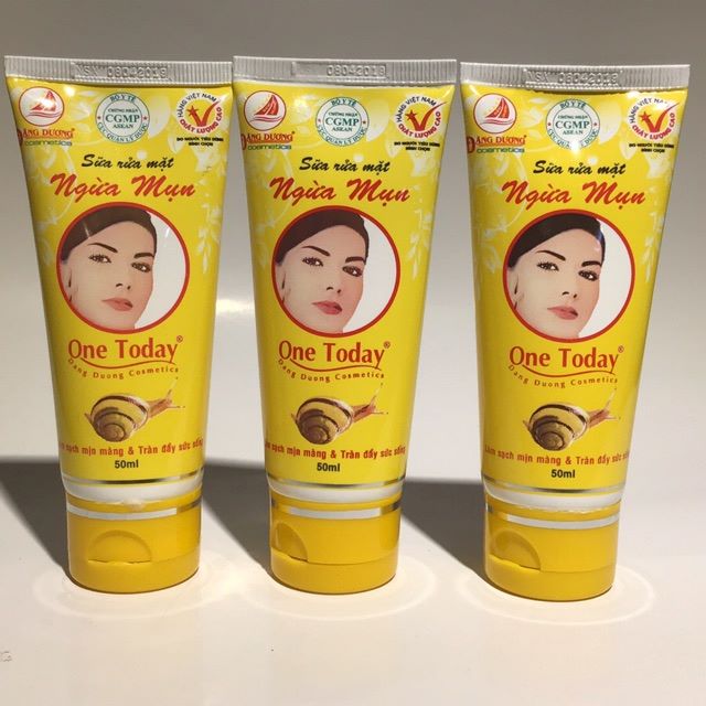 Sữa rửa mặt onetoday ốc sên ngừa mụn 50ml
