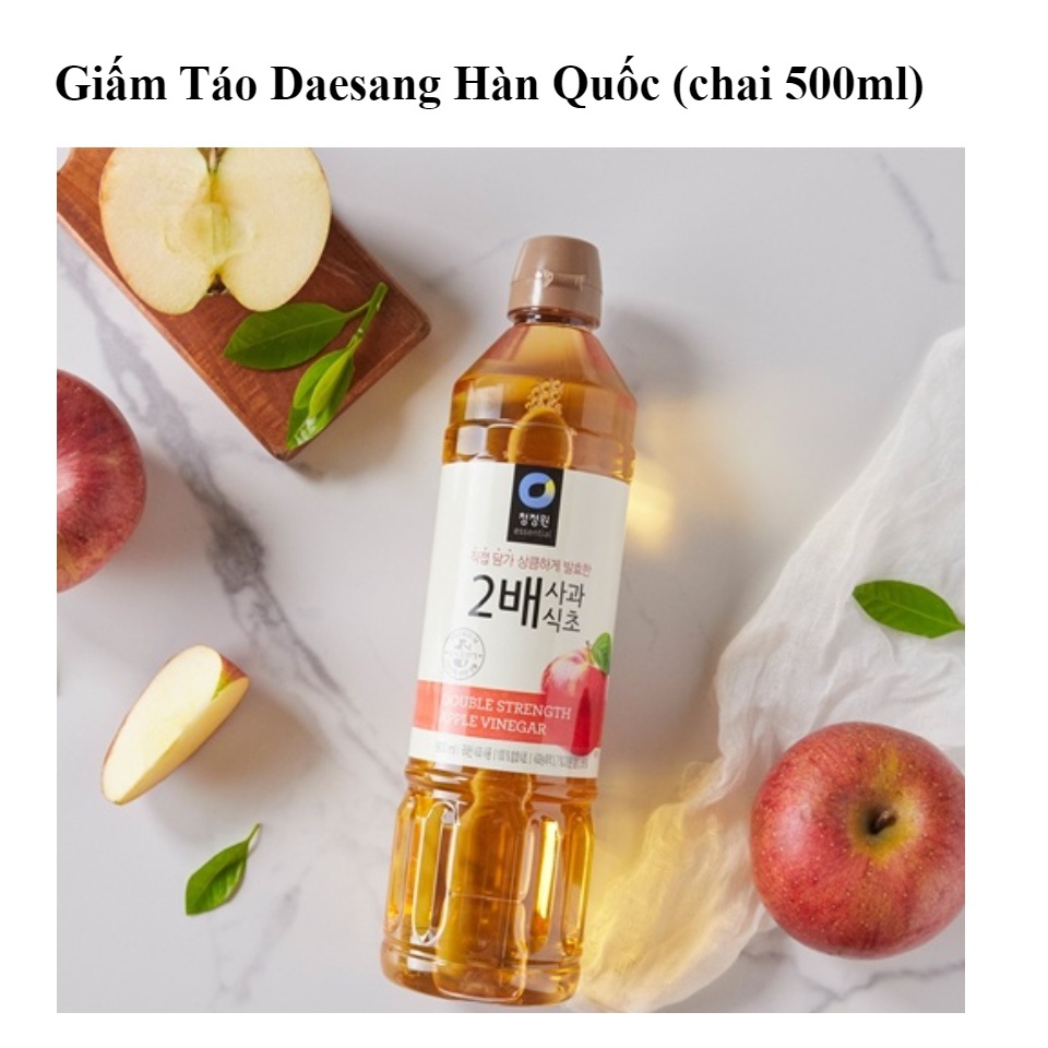 Giấm Táo Daesang Chai 500ml - Apple Vinegar