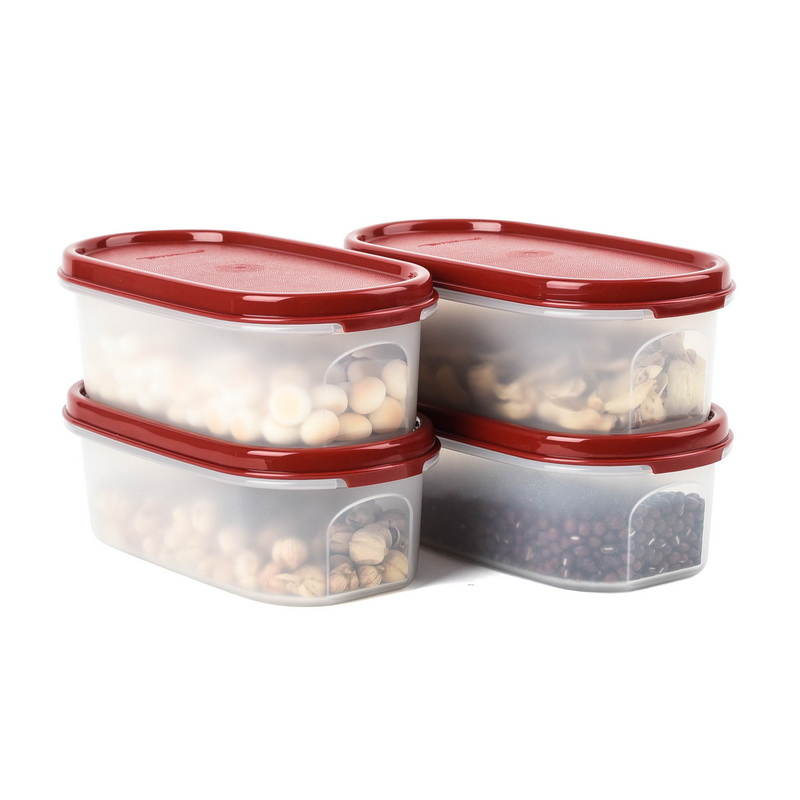 Bộ 8 Hộp Oval Đựng Đồ Khô Tupperware Modular Mate Oval