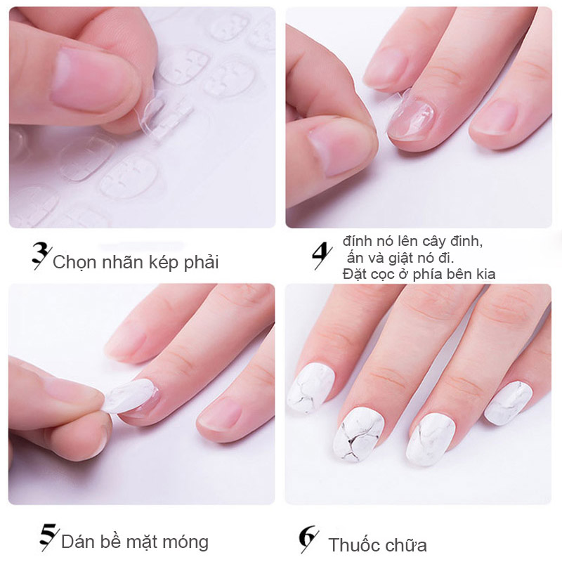 [HCM]【Urbeauty Mall】vỉ dán móng silicon cao cấp chống nước