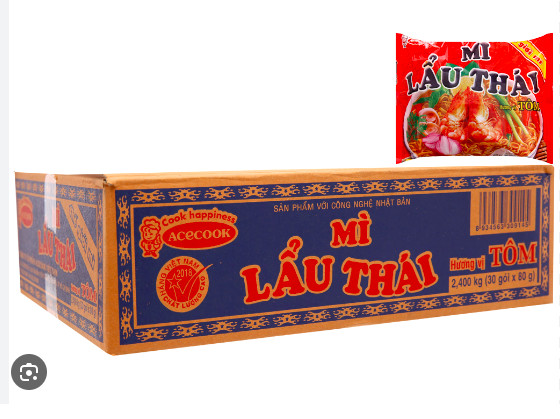 Mì Lẩu Thái 80gr ( Thùng 30 gói)