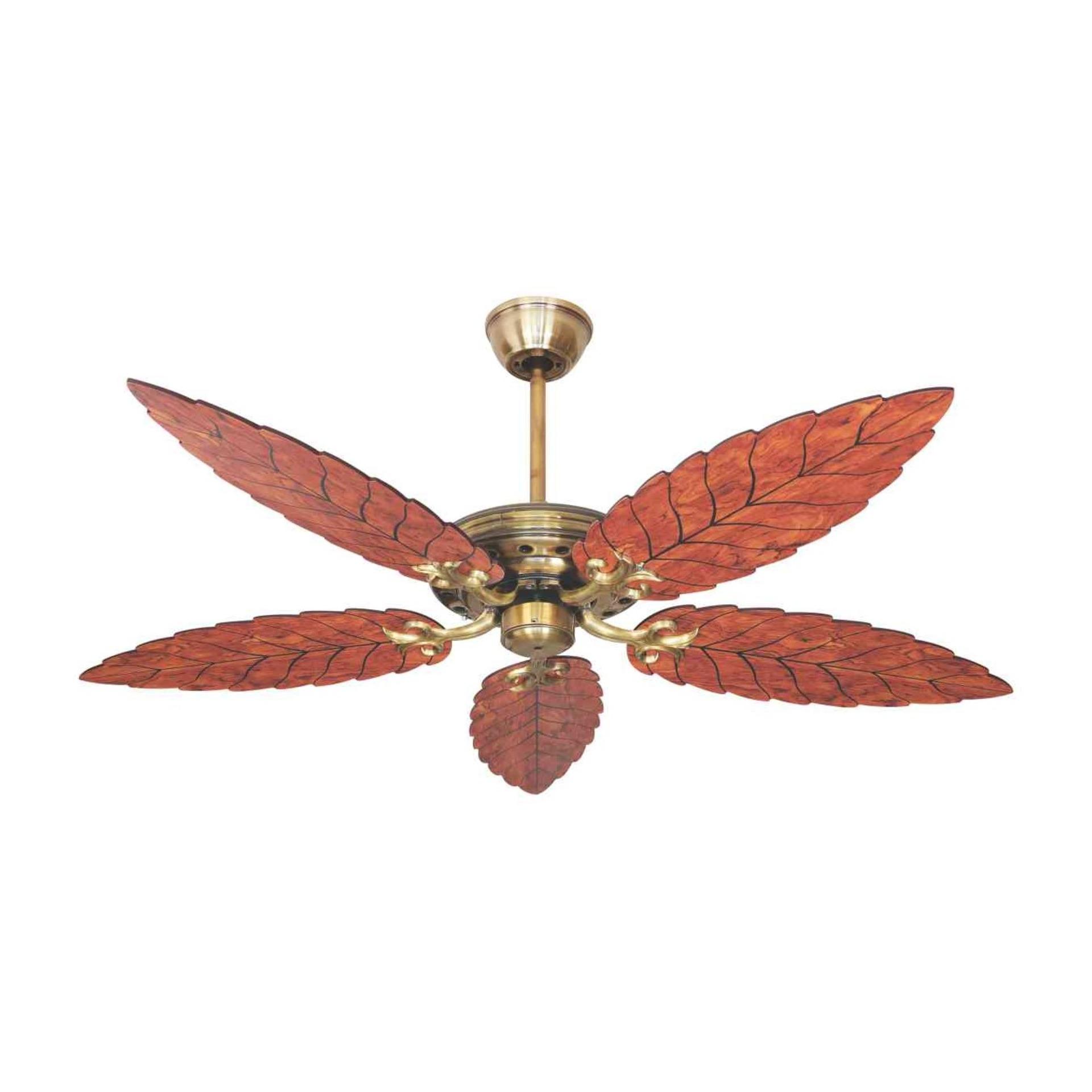 Quạt trần cánh gỗ Kim Thuận Phong BT08 (Nâu Sáng)