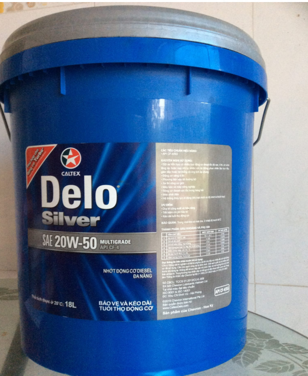 Dầu động cơ Caltex Delo Silver Multigrade 20W50