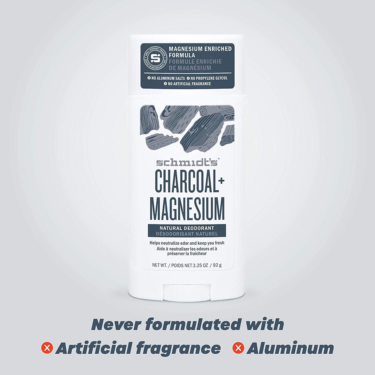 [HCM]Schmidts Natural Deodorant Charcoal + Magnesium 92g