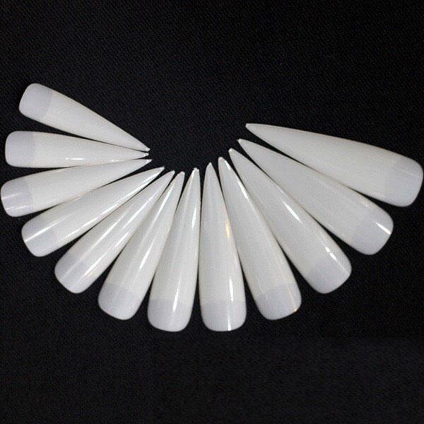 Móng Nối Dài Nhọn (Bịch 500 Cái Từ Size 1- 10)