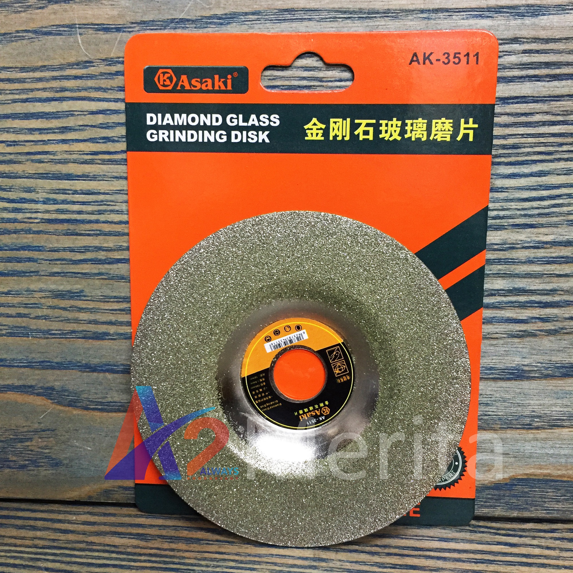 Đĩa mài kiếng 100mm asaki ak-3511