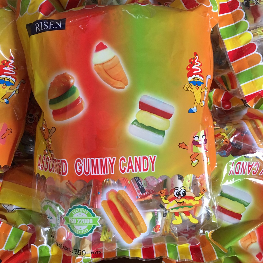 KẸO DẺO ASSORTED GUMMY CANDY RISEN 350G