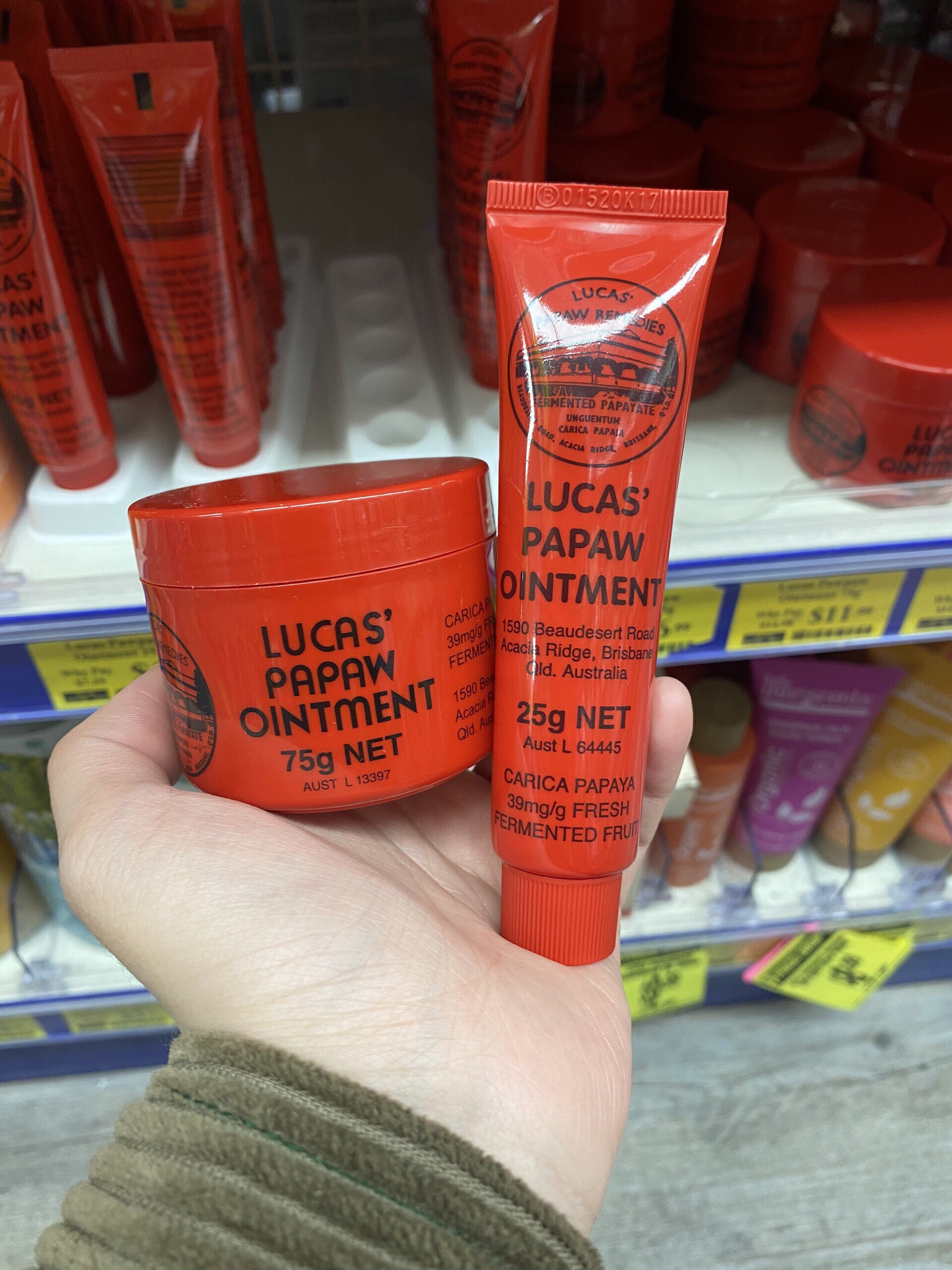 Kem đu đủ Lucas’ Papaw Ointment 25g ( Hàng Úc đi air)