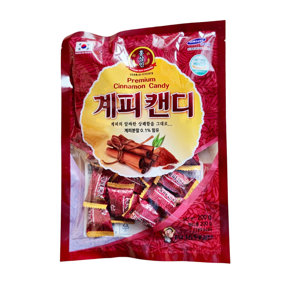KẸO QUẾ HÀN QUỐC PREMIUM CINNAMON CANDY 200 GRAM