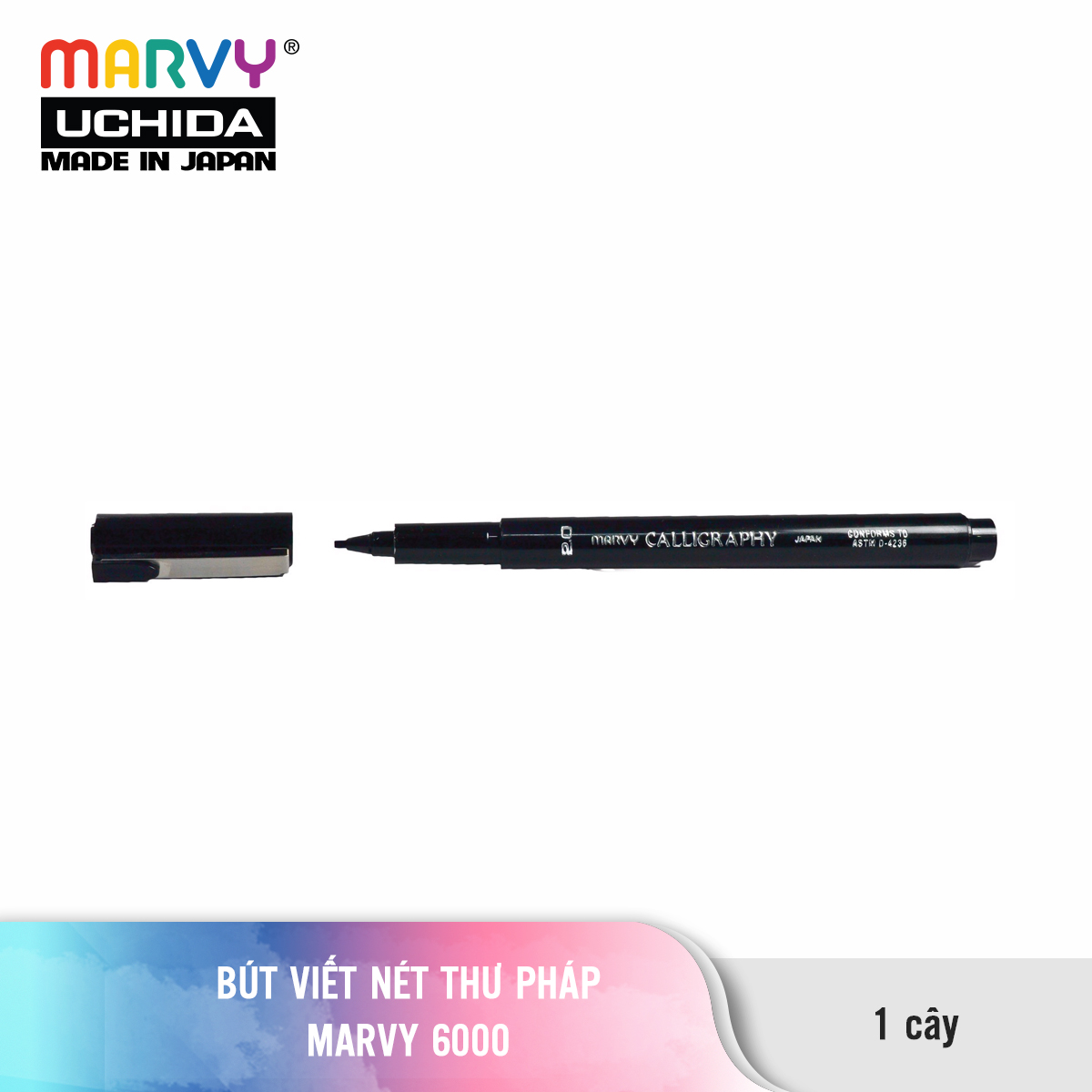 Bút Viết Nét Thư Pháp MARVY 6000 - 2mm