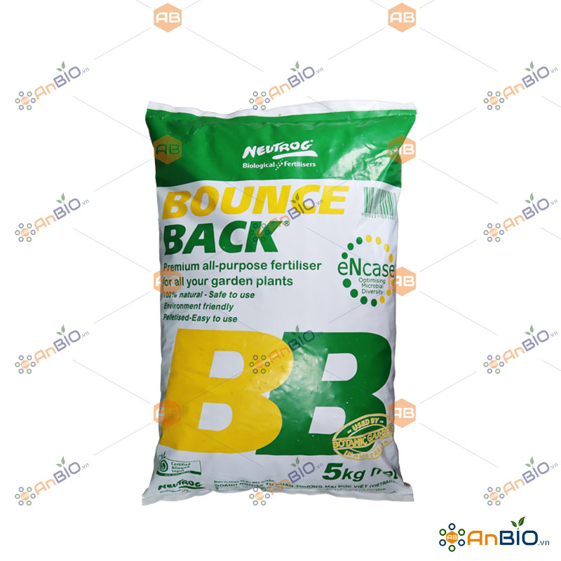 Bounce back túi 5kg phân bón hữu cơ đậm đặc dạng viên của úc - sa.1003