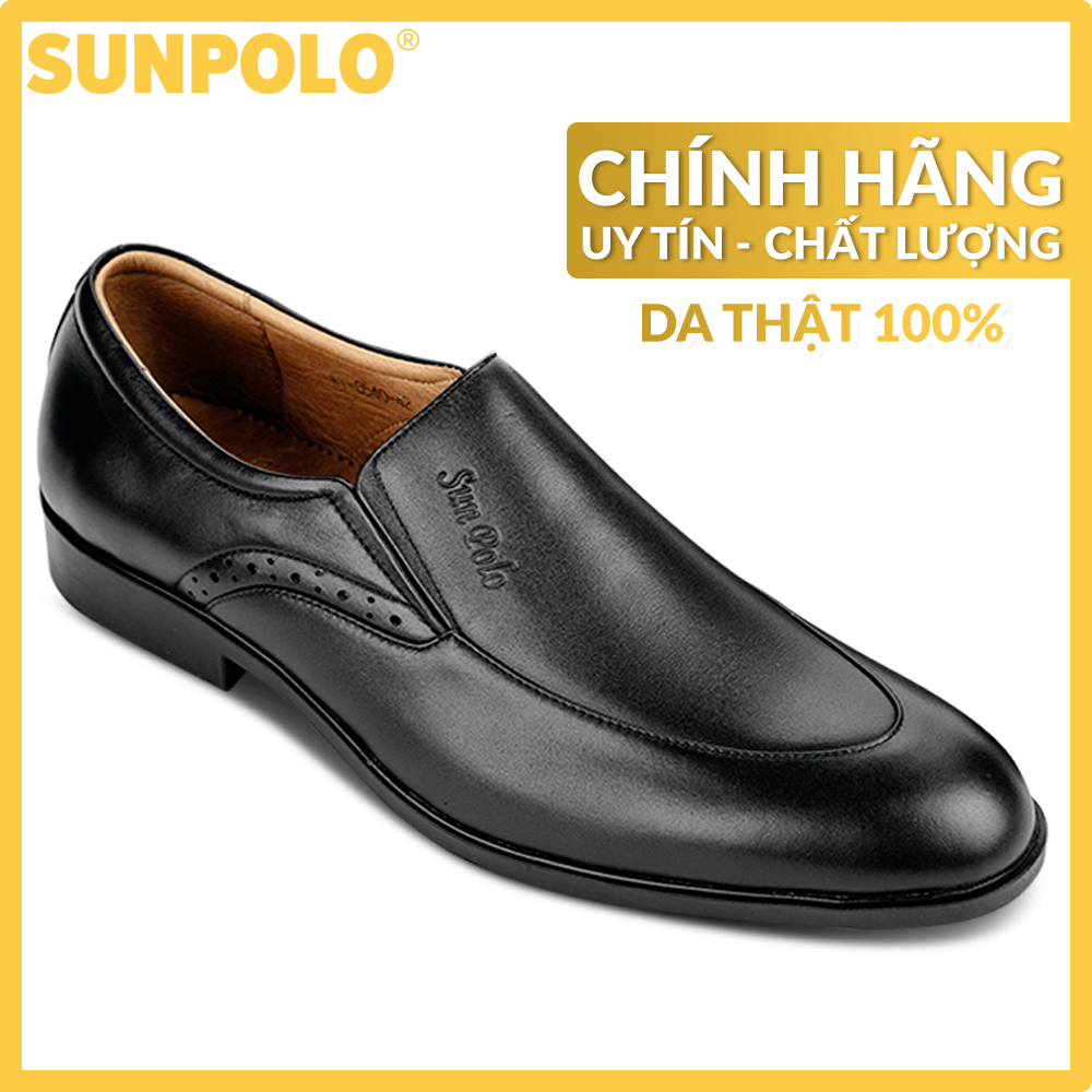 Men leather formal shoes (black, brown)