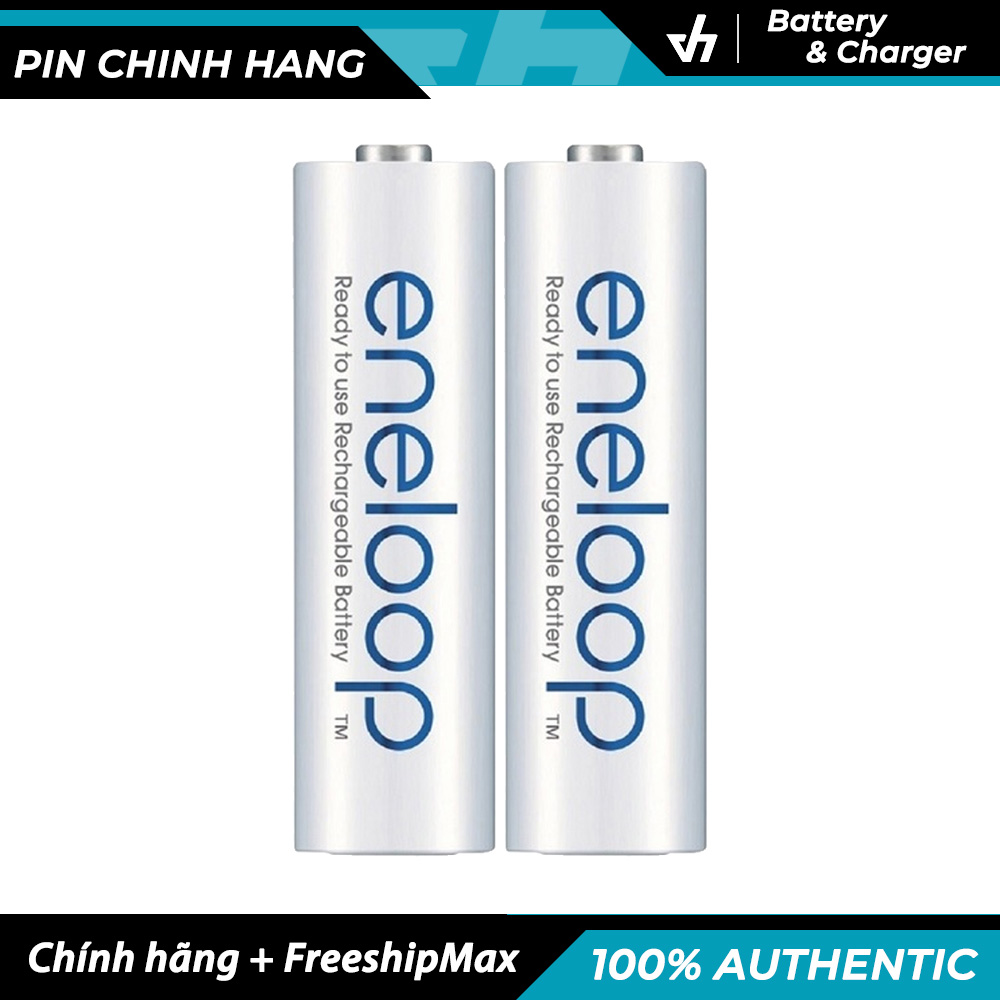 Bộ 4 pin sạc AA Panasonic Eneloop 2000mAh (Trắng)