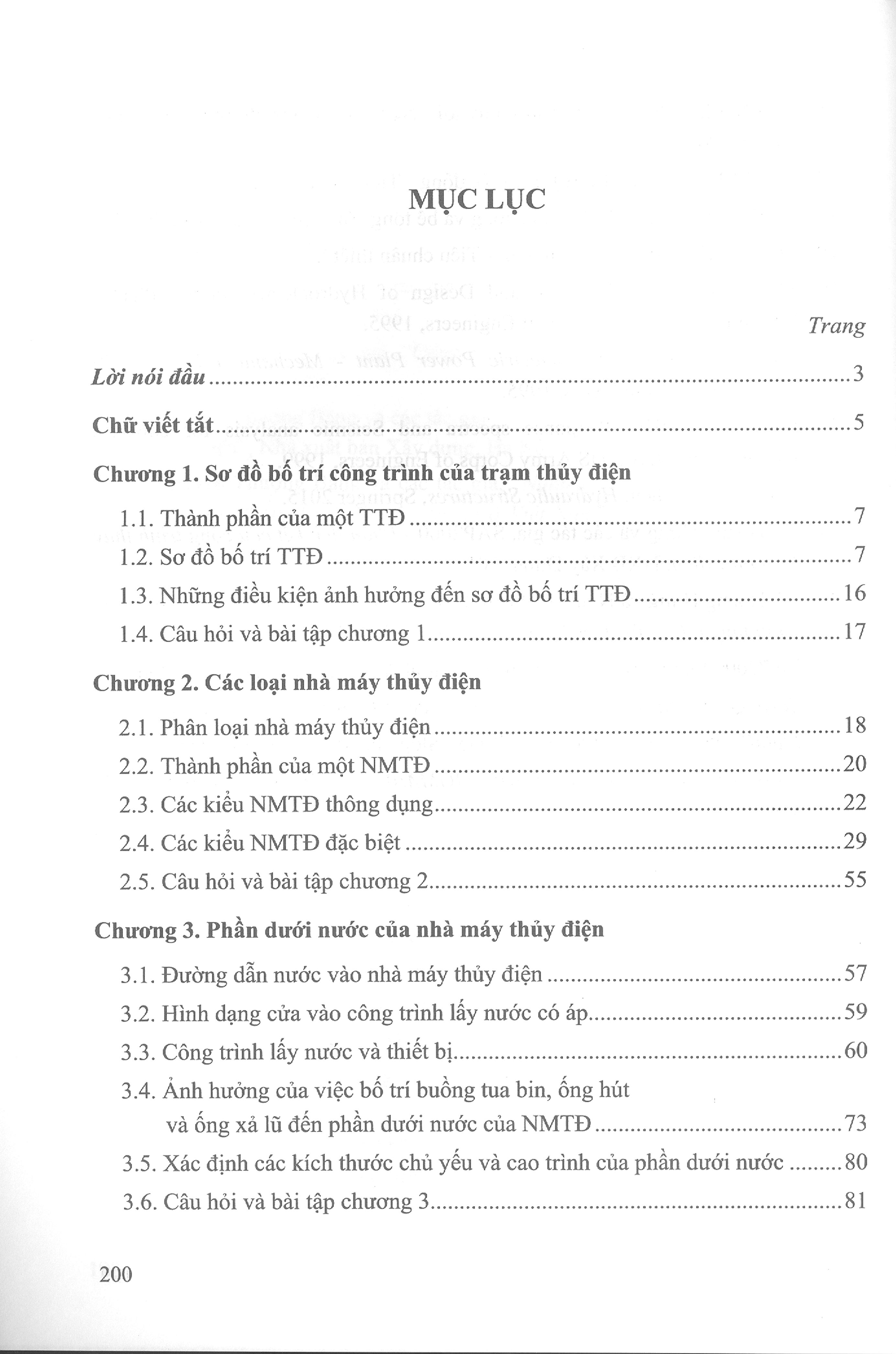 Thiết kế nhà máy thủy điện