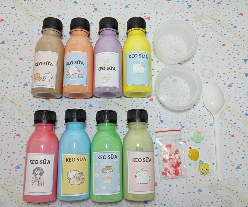 (BK10) KIT LÀM SLIME BASIC - DỤNG CỤ LÀM SLIME CƠ BẢN, AN TOÀN, ĐƠN GIẢN