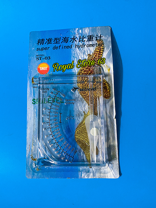 Super Defined Hydrometer St 03 thước đo độ mặn cho bể cá cảnh