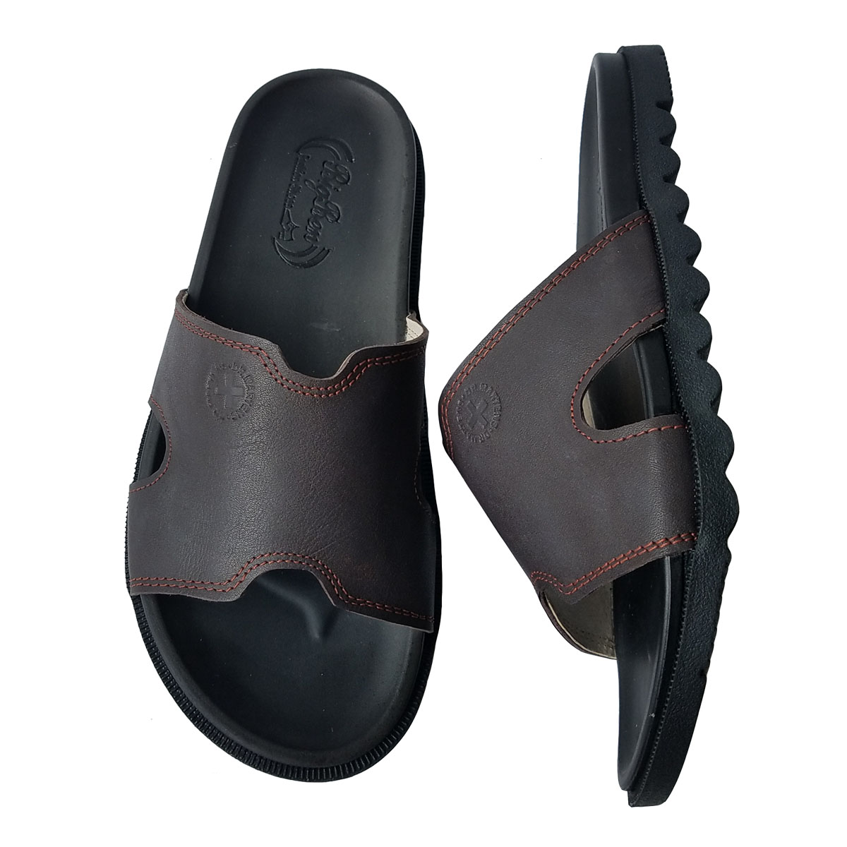 Dép Nam Da Bò Thật BIGBEN Cao Cấp DN318