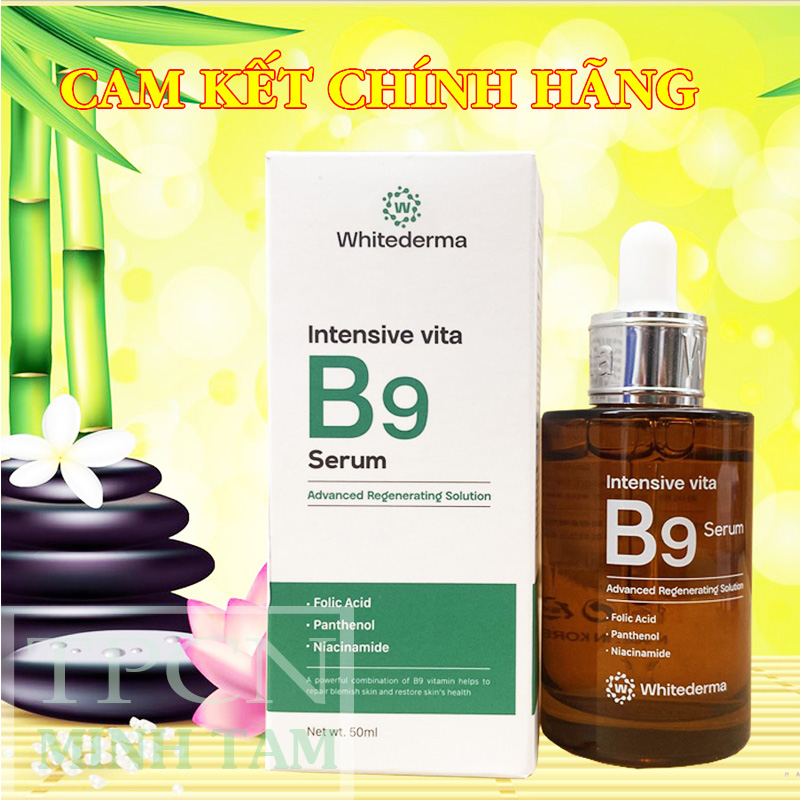 TINH CHẤT PHỤC HỒI CHO DA NHẠY CẢM SERUM B9 WHITEDERMA WHITEDERMA INTENSIVE VITA B9 SERUM 50ML