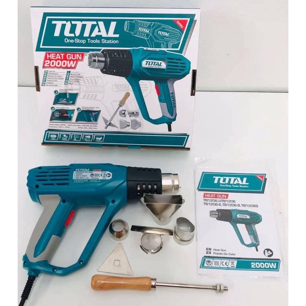 Máy thổi nhiệt TOTAL TB1206